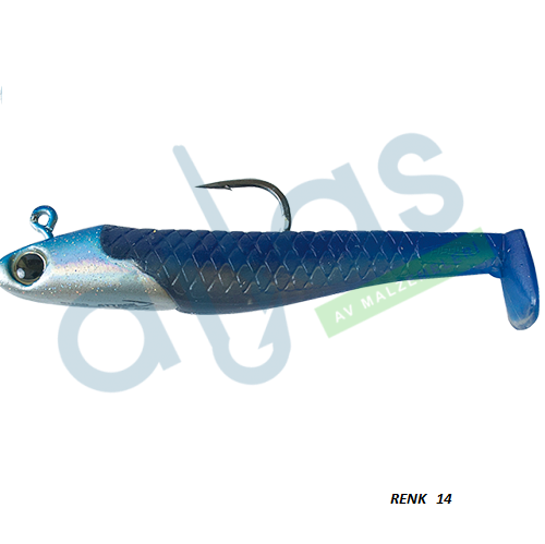 YUKİ FİSHUS SHAD ATTACK LRF-SPİN SİLİKON YEM 6CM 10GR