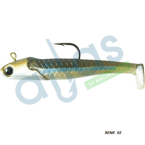 YUKİ FİSHUS SHAD ATTACK LRF-SPİN SİLİKON YEM 8CM 20GR