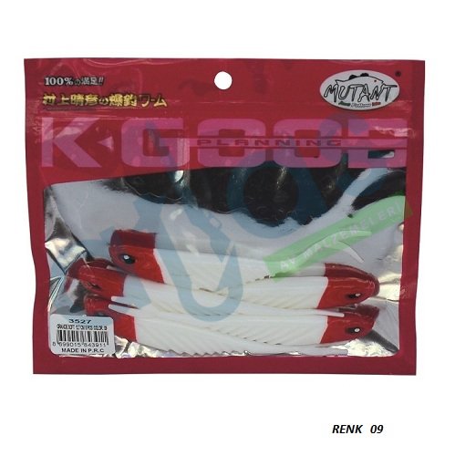 MUTANT 3527 GRANDE SOFT 12CM LEVREK SİLİKONU SUNİ YEM 5'Lİ PAKET