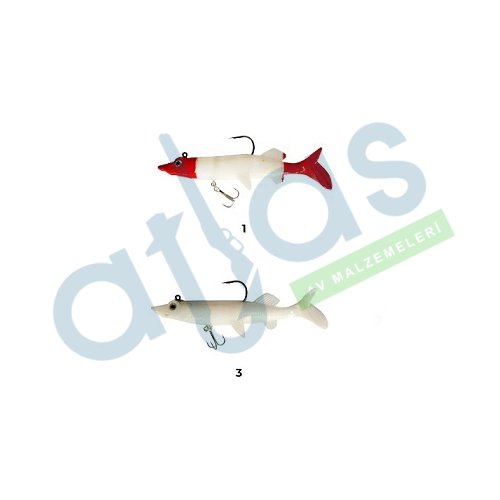 CAPTAİN 3552 BOBO PİKE SOFT 10CM TURNA SİLİKONU SUNİ BALIK