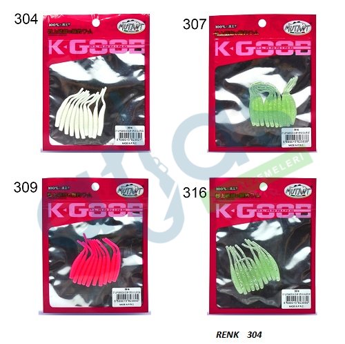 MUTANT 3512 ESCAPEE 5CM AROMALI LRF SİLİKON SUNİ YEN 10'LU PAKET