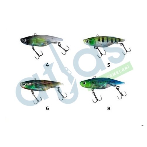 CAPTAİN 3556 BABY SOFT WİBRATİON 6CM LEVREK SİLİKONU SUNİ BALIK