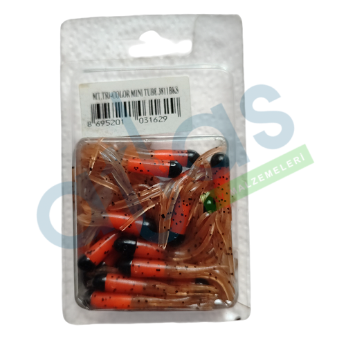 ALBASTAR MT.TRI COLOR MINI TUBE 3811BKS SİLİKON YEM