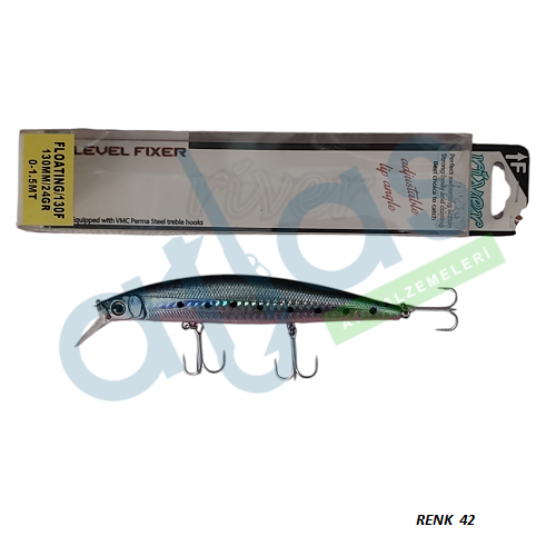RİVER LEVEL FİXER 130F 13CM 24GR 0-1.5MT MAKET BALIK
