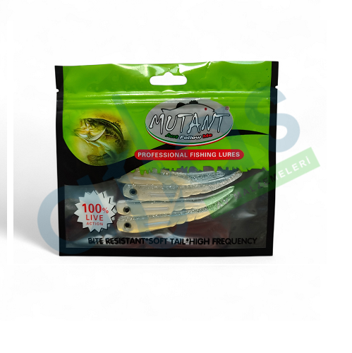 CAPTAİN 3584 DISPARATE SİLİKON BALIK 9,5CM 3,5GR 4LÜ PAKET